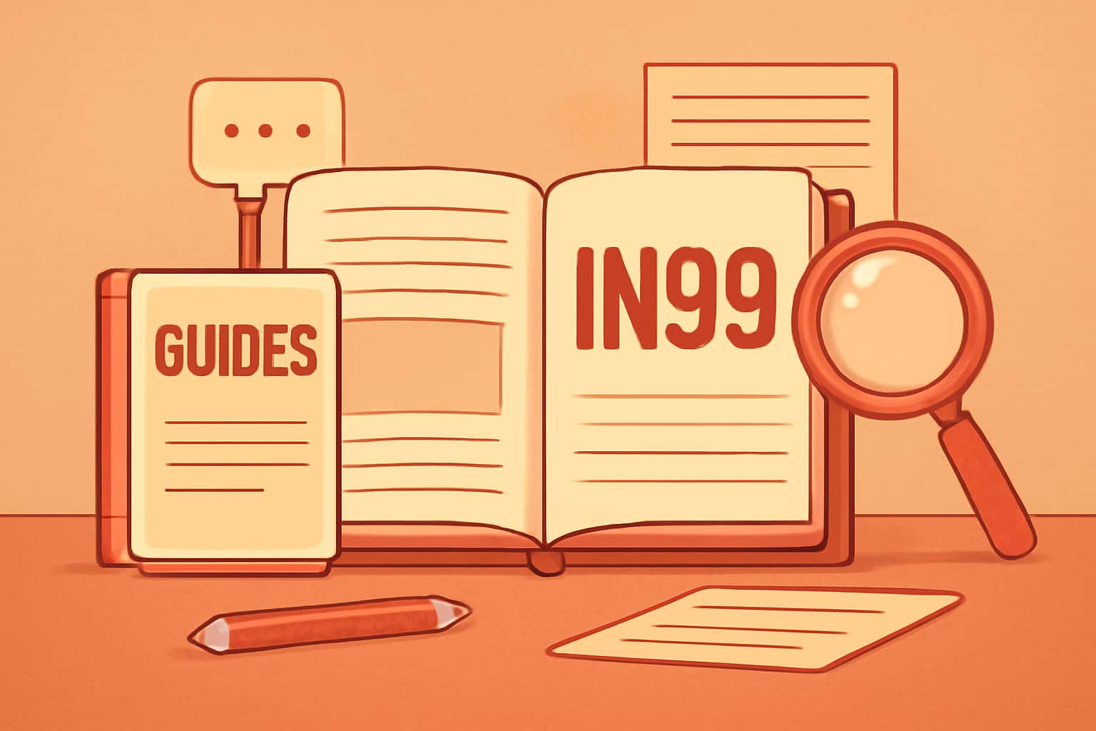 A neutral informational representation of IN999 Guides.