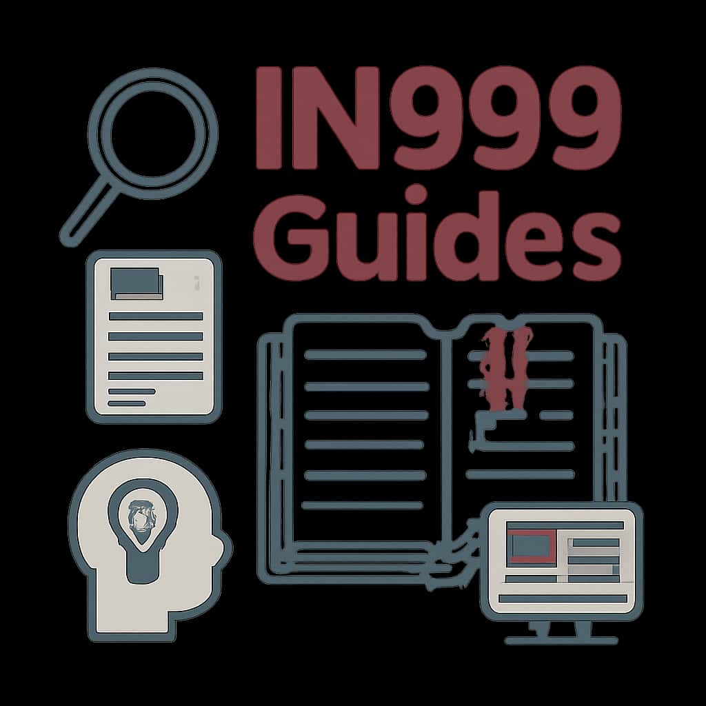 An educational illustration related to IN999 Guides.