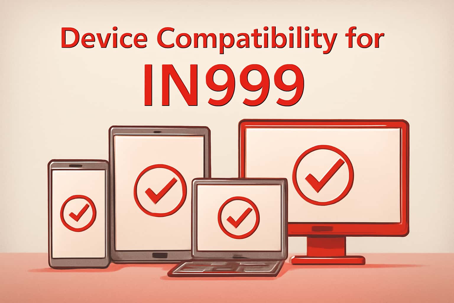 An informative graphic illustrating the Device Compatibility for IN999