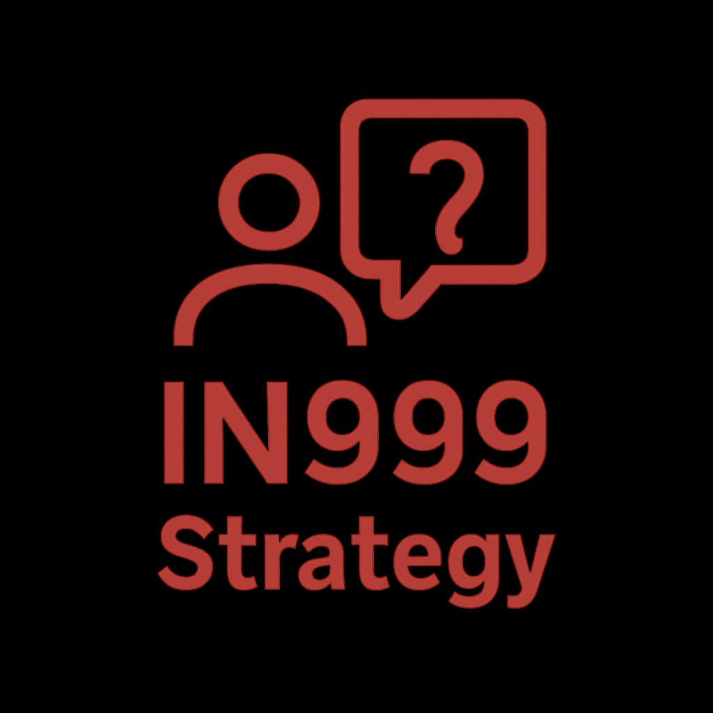 An icon representing IN999 Strategy in a clean and professional design.